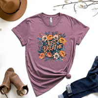 Just Breathe Graphic Tee by Self Love Overflow
