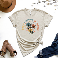 Grow Positive Thoughts Graphic Tee by Self Love Overflow