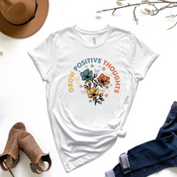 Grow Positive Thoughts Graphic Tee by Self Love Overflow