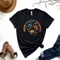 Grow Positive Thoughts Graphic Tee by Self Love Overflow