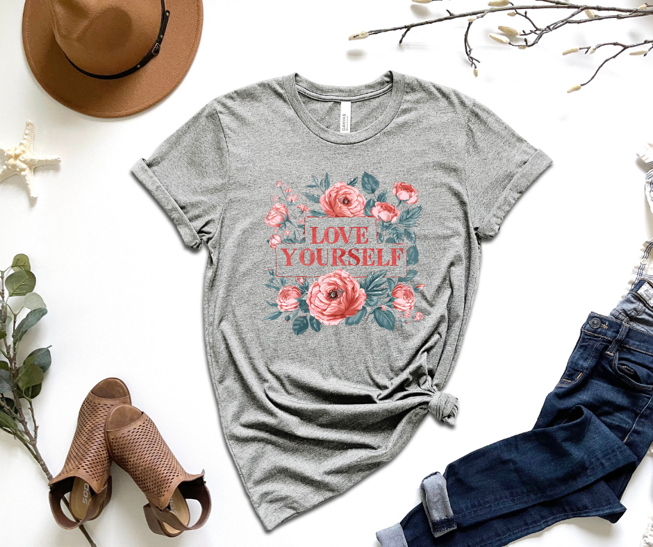 Love Yourself Graphic Tee by Self Love Overflow