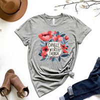 Capable Worthy Enough Graphic Tee by Self Love Overflow