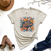 Just Breathe Graphic Tee by Self Love Overflow