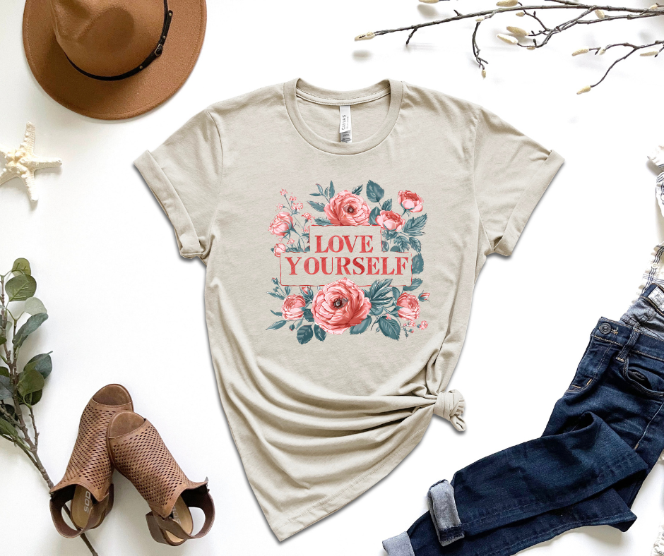 Love Yourself Graphic Tee by Self Love Overflow