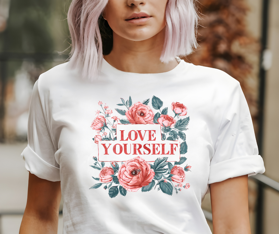 Love Yourself Graphic Tee by Self Love Overflow