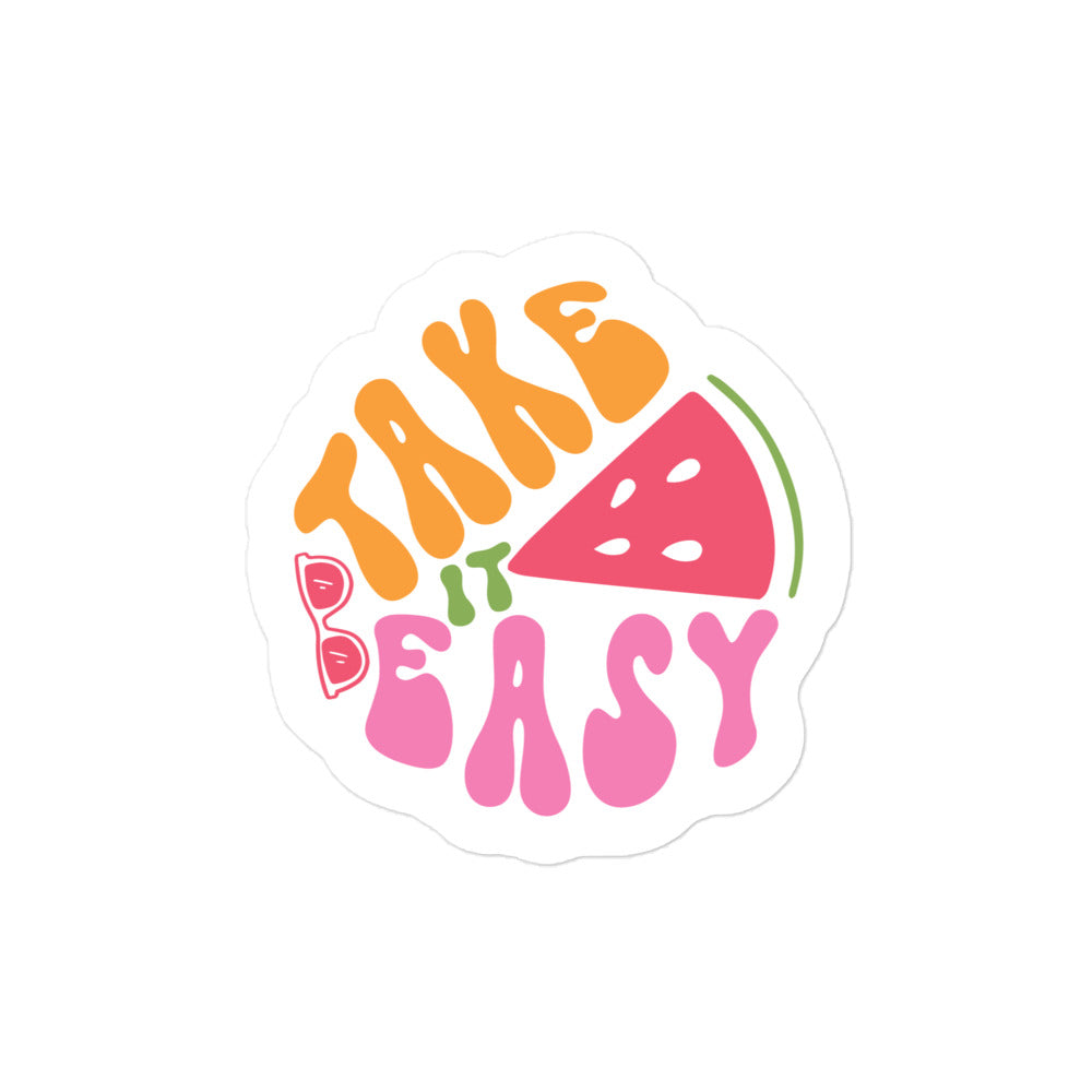 Take It Easy Summer Edition Sticker