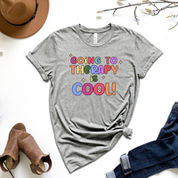 Going To Therapy Is Cool Graphic Tee by Self Love Overflow