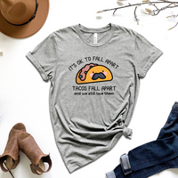 It's Ok To Fall Apart Graphic Tee by Self Love Overflow