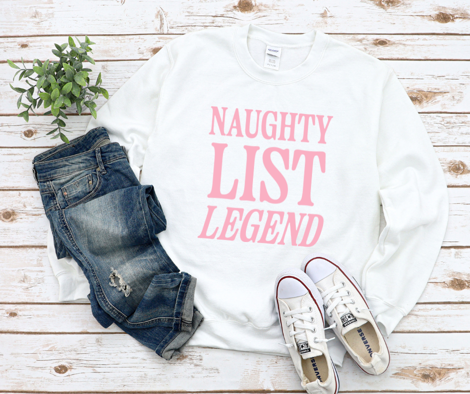 Naughty List Legend Sweatshirt by Self Love Overflow