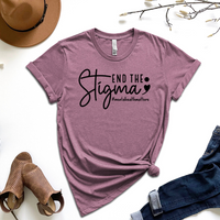End The Stigma Graphic Tee by Self Love Overflow