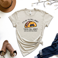 It's Ok To Fall Apart Graphic Tee by Self Love Overflow