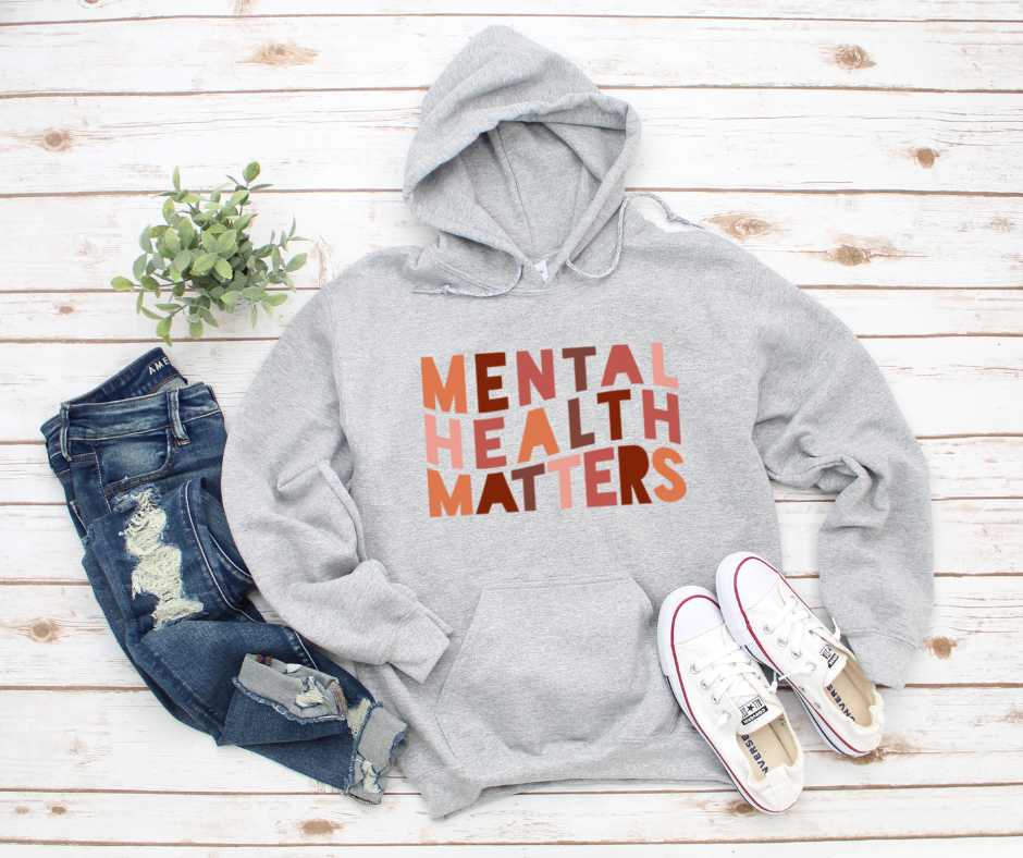Mental Heather Matters Hoodie by Self Love Overflow