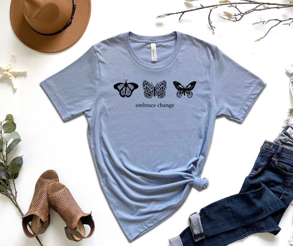Embrace the Change Graphic Tee by Self Love Overflow