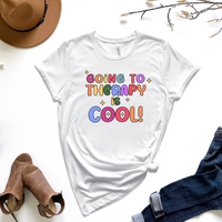 Going To Therapy Is Cool Graphic Tee by Self Love Overflow