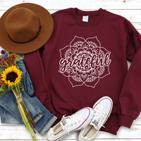 Grateful Sweatshirt by Self Love Overflow