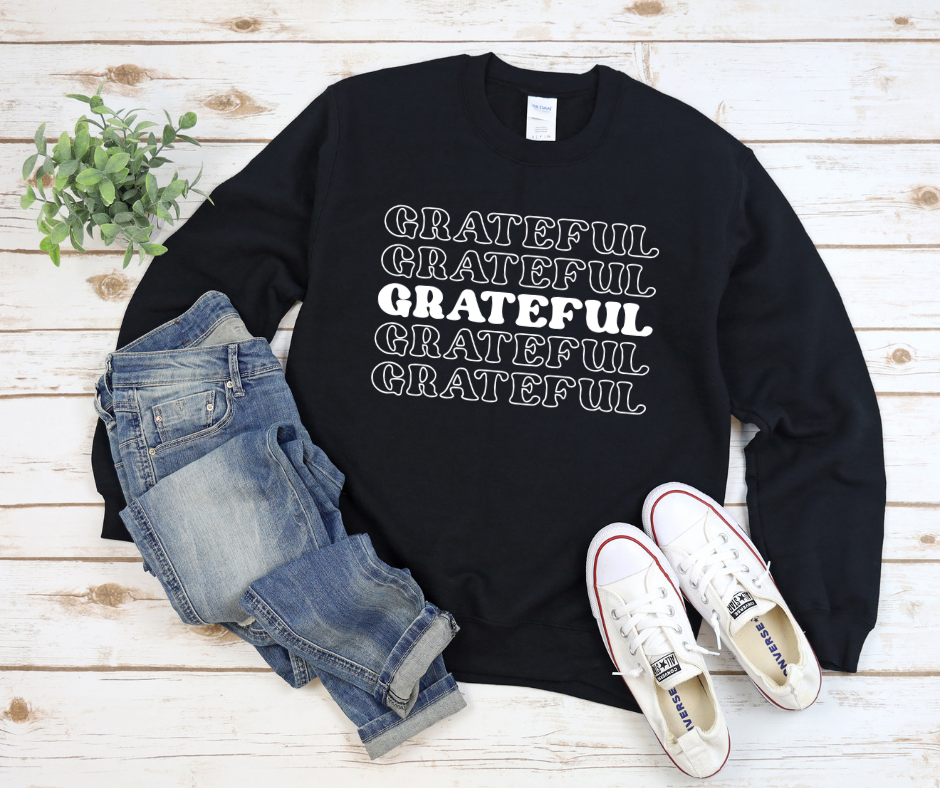 Grateful Overload Sweatshirt by Self Love Overflow