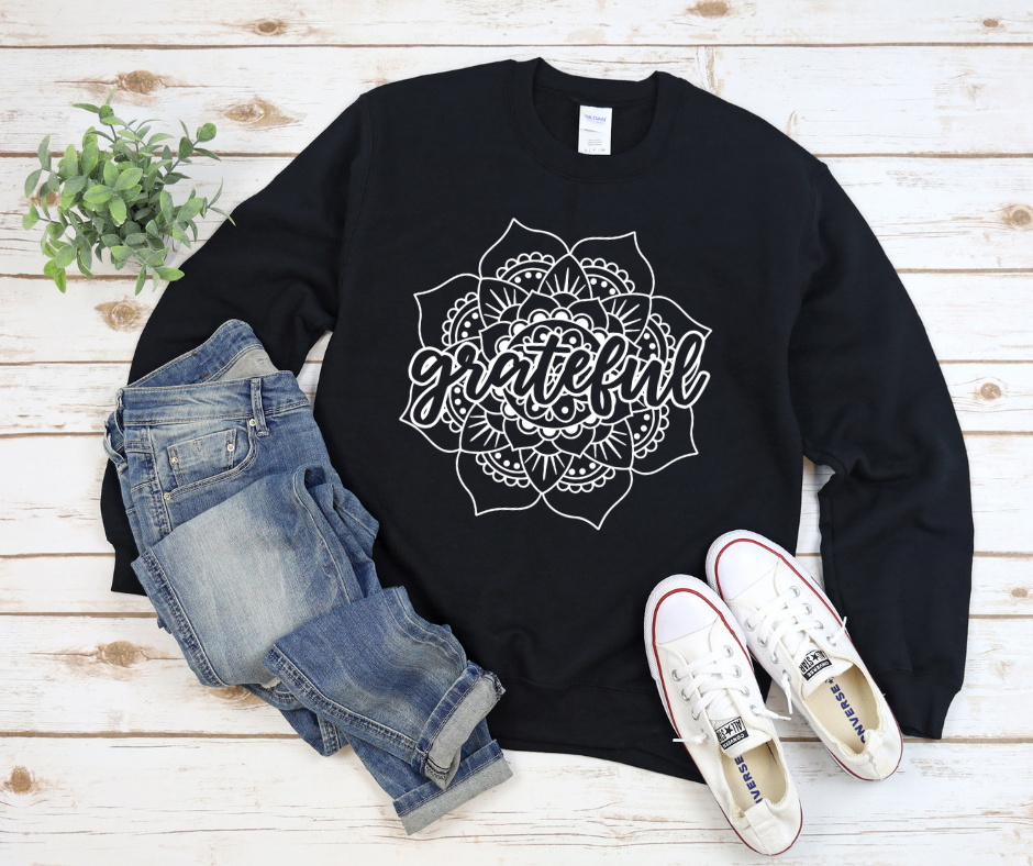 Grateful Sweatshirt by Self Love Overflow