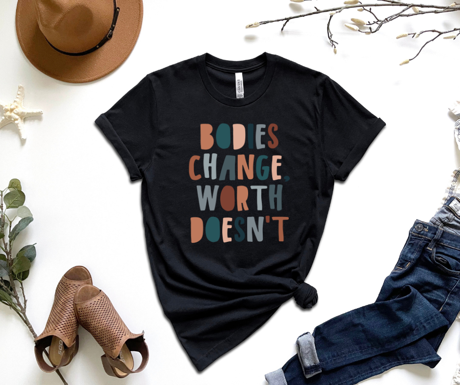 Body Positivity Graphic Tee by Self Love Overflow