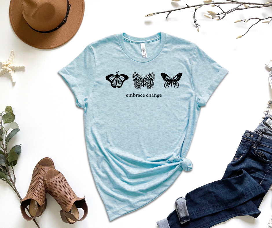 Embrace the Change Graphic Tee by Self Love Overflow