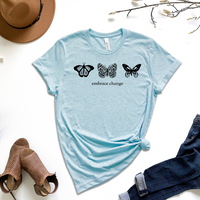Embrace the Change Graphic Tee by Self Love Overflow