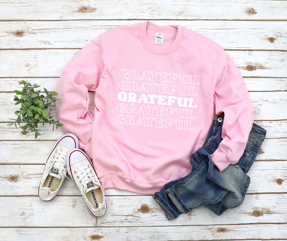 Grateful Overload Sweatshirt by Self Love Overflow
