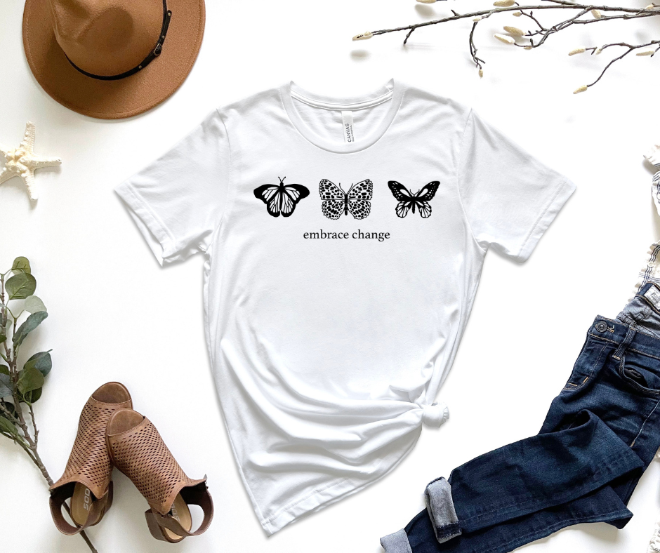 Embrace the Change Graphic Tee by Self Love Overflow