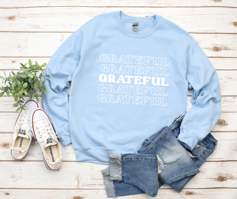 Grateful Overload Sweatshirt by Self Love Overflow