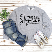 End The Stigma Sweatshirt by Self Love Overflow