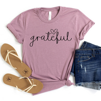 Grateful Graphic Tee by Self Love Overflow