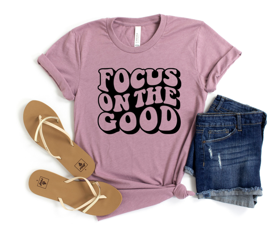 Focus On The Good Graphic Tee by Self Love Overflow