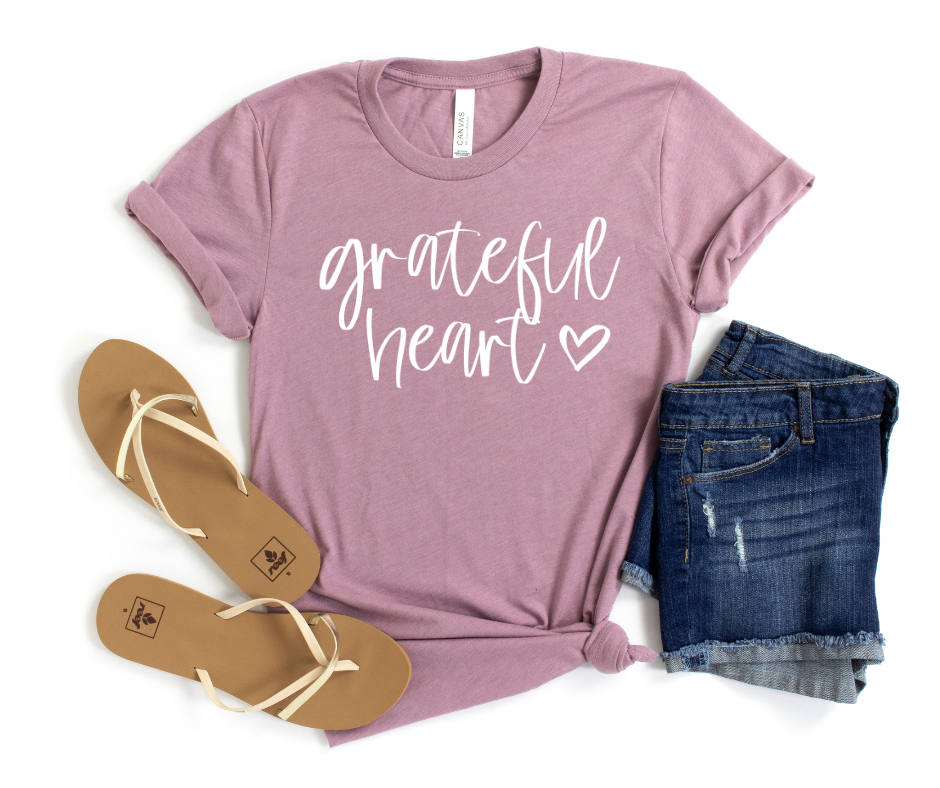 Grateful Heart Graphic Tee by Self Love Overflow