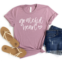 Grateful Heart Graphic Tee by Self Love Overflow
