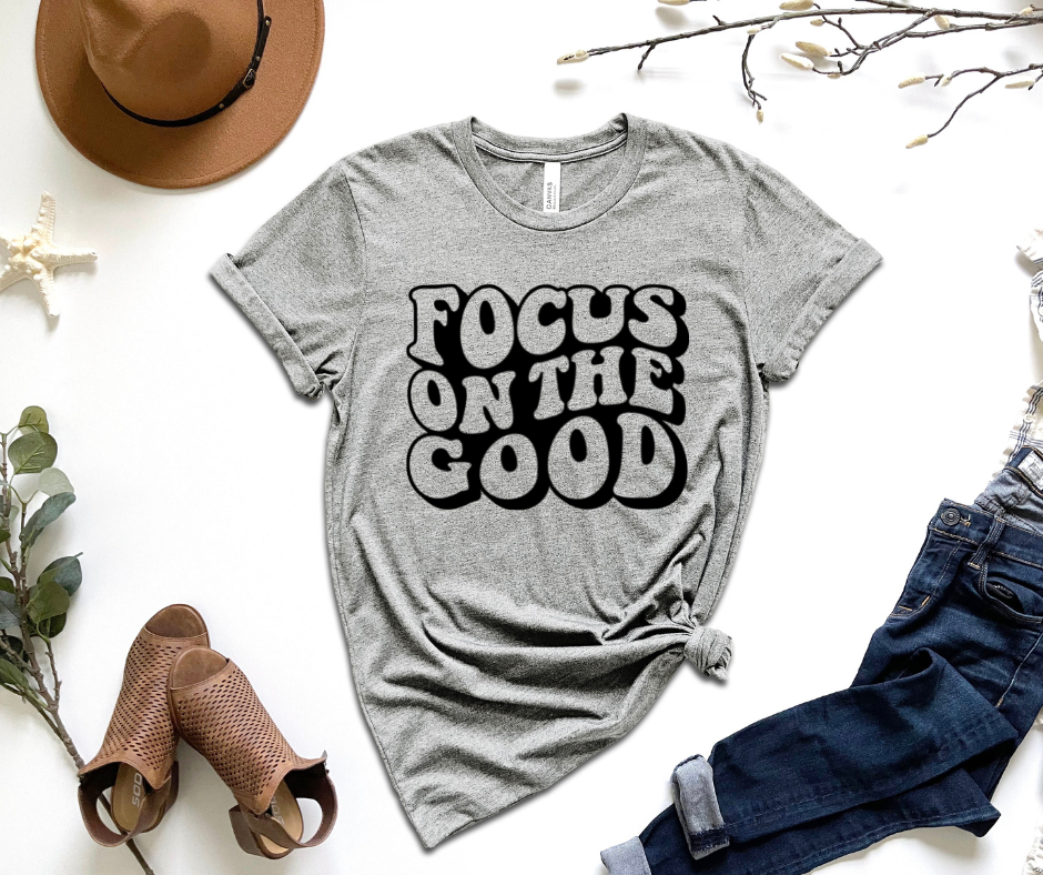Focus On The Good Graphic Tee by Self Love Overflow