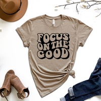 Focus On The Good Graphic Tee by Self Love Overflow