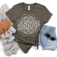 Grateful Flower Graphic Tee by Self Love Overflow
