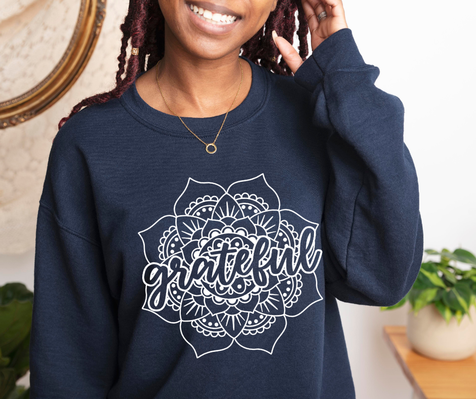 Grateful Sweatshirt by Self Love Overflow