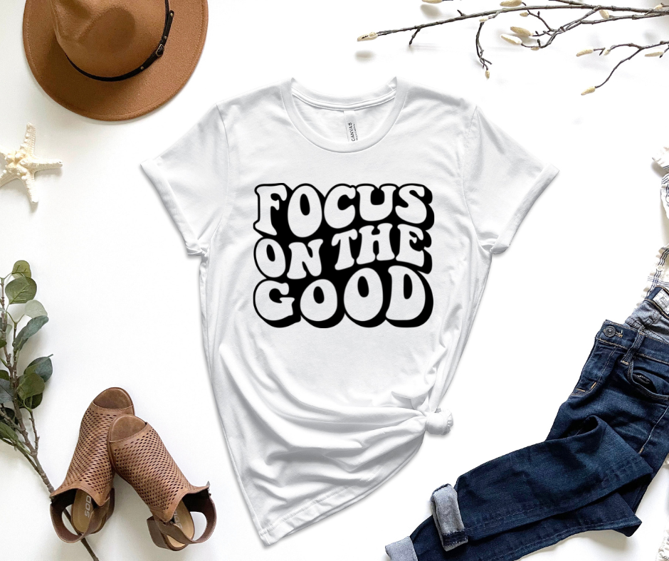 Focus On The Good Graphic Tee by Self Love Overflow