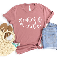 Grateful Heart Graphic Tee by Self Love Overflow