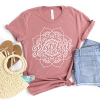 Grateful Flower Graphic Tee by Self Love Overflow