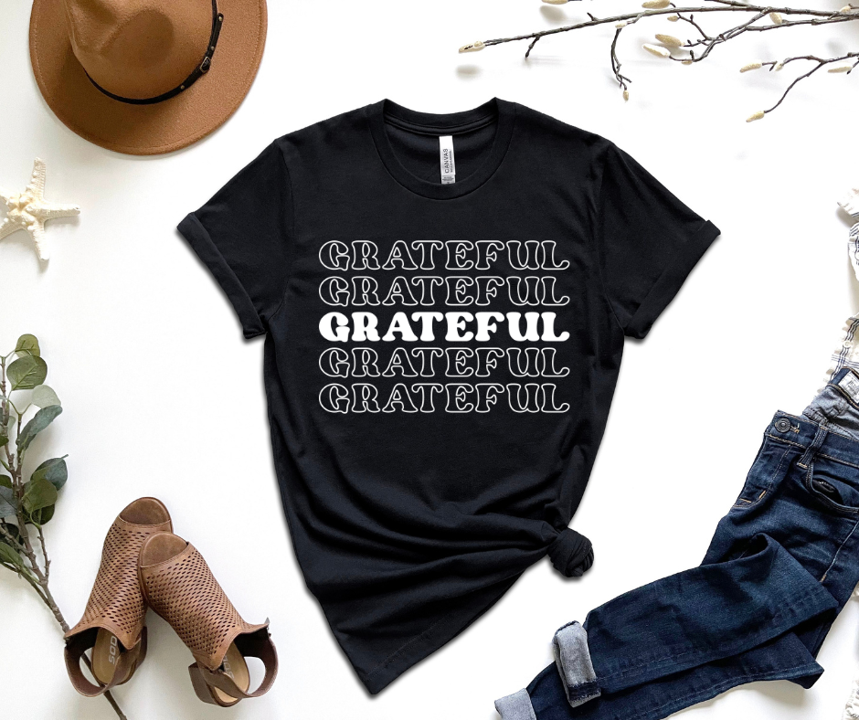 Grateful Overload Graphic Tee by Self Love Overflow