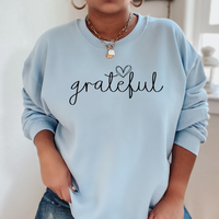 Grateful Heart Sweatshirt by Self Love Overflow