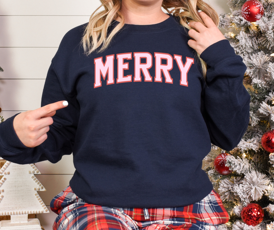 Merry Sweatshirt by Self Love Overflow