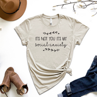 It's Not You It's My Social Anxiety Graphic Tee by Self Love Overflow
