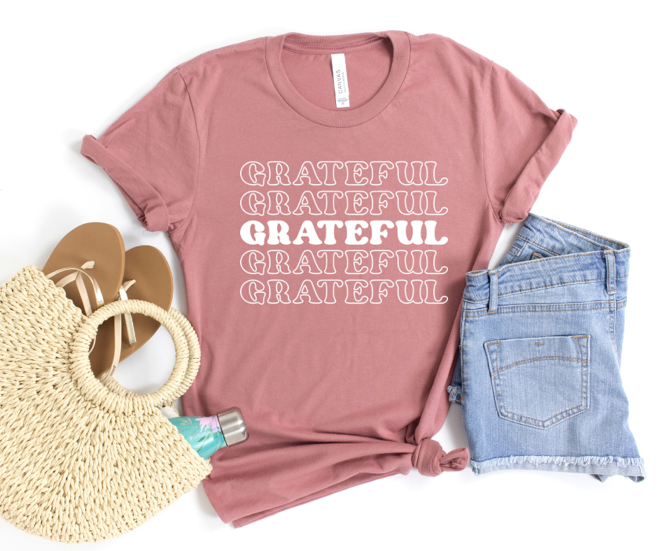 Grateful Overload Graphic Tee by Self Love Overflow