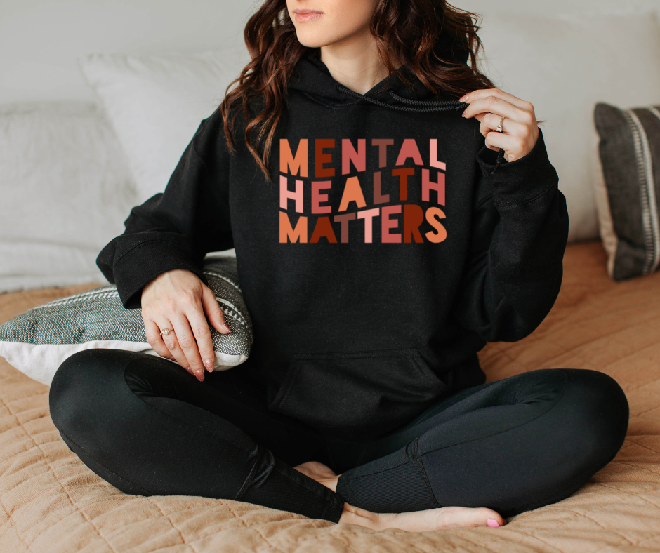 Mental Heather Matters Hoodie by Self Love Overflow