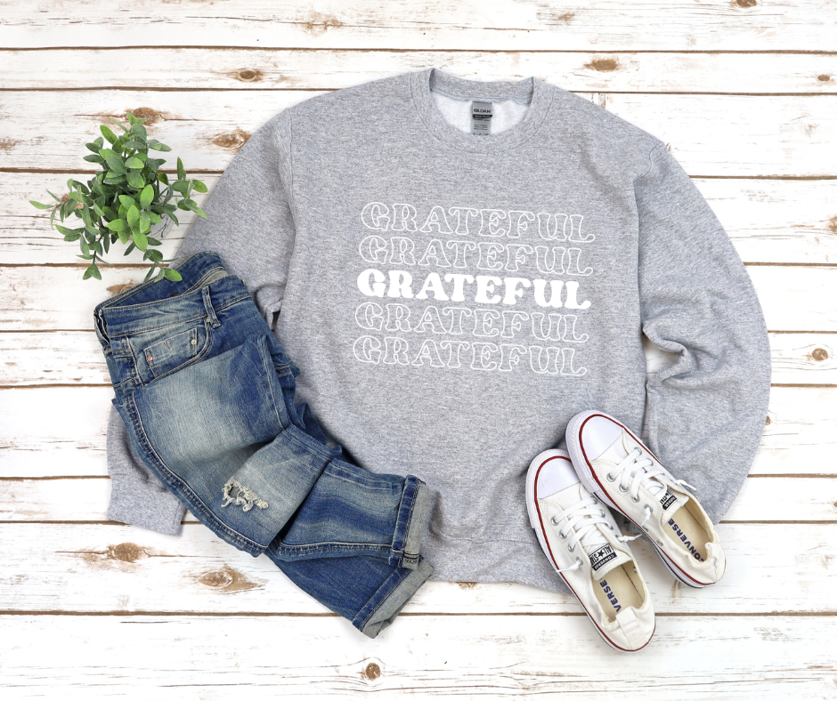 Grateful Overload Sweatshirt by Self Love Overflow