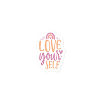 Love Yourself Rainbow Sticker