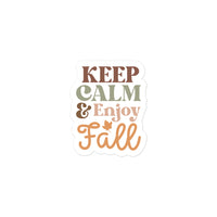 Keep Calm & Enjoy Fall Sticker