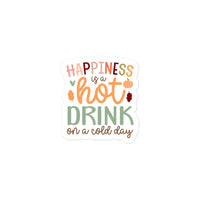 Happiness On A Cold Day Sticker