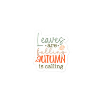 Leaves Are Falling Sticker